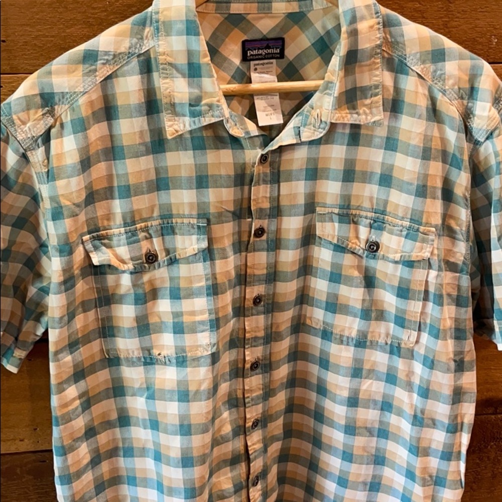 Patagonia short sleeve shirt organic cotton